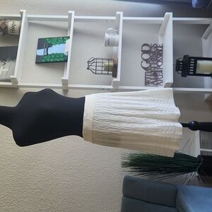 Missoni White knee-length skirt Size 46/US 10